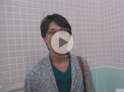 【無修正ゲイ動画】坂本勇人に似ている清潔感があるイケメンがオナニー姿を見せてくれる！
